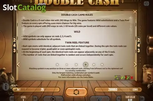 Скрин8. Double Cash слот