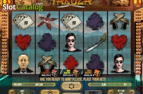 Скрин2. Yakuza (Fugaso) слот