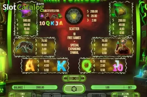Скрин6. Mr. Toxicus слот
