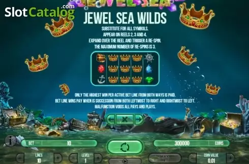 Скрин6. Jewel Sea слот