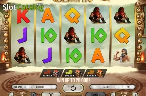 Скрин2. Olympia (Fugaso) слот