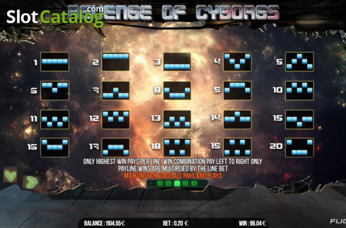 Скрин4. Revenge of Cyborgs слот