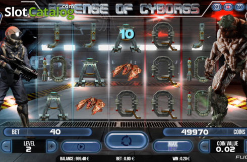 Скрин6. Revenge of Cyborgs слот