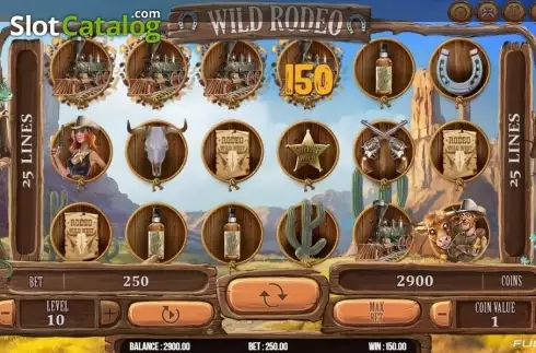 Скрин3. Wild Rodeo (Fugaso) слот