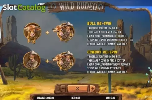 Скрин4. Wild Rodeo (Fugaso) слот