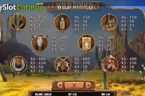 Скрин7. Wild Rodeo (Fugaso) слот