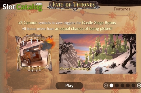 Скрин9. Fate Of Thrones слот