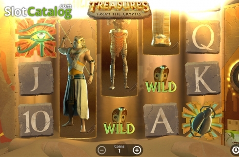 Скрин2. Treasures From The Crypto слот