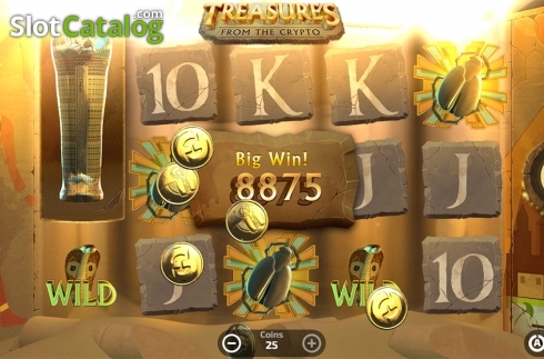 Скрин7. Treasures From The Crypto слот