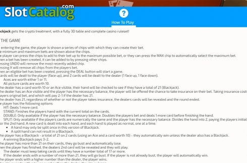 Скрин6. Blackjack (FunFair) слот