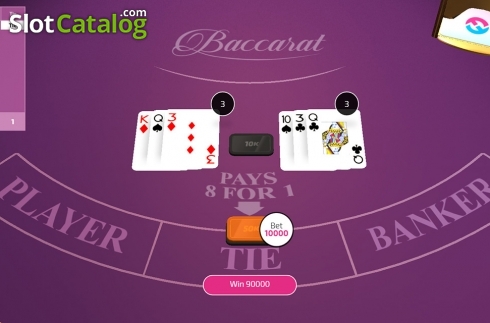Скрин3. Baccarat (FunFair) слот
