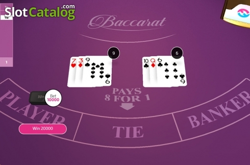 Скрин4. Baccarat (FunFair) слот