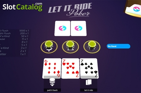Скрин3. Let It Ride (FunFair) слот