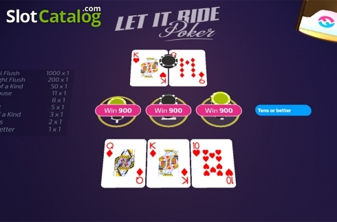 Скрин5. Let It Ride (FunFair) слот