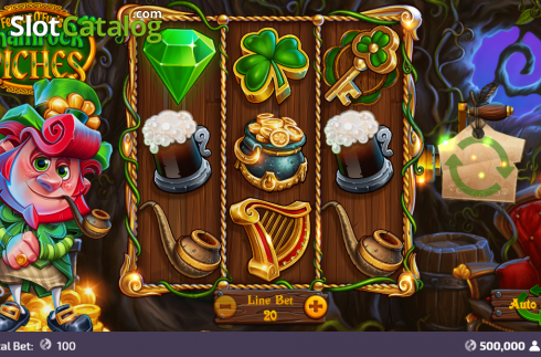 Скрин2. Shamrock Treasures слот