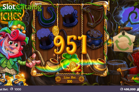 Скрин4. Shamrock Treasures слот