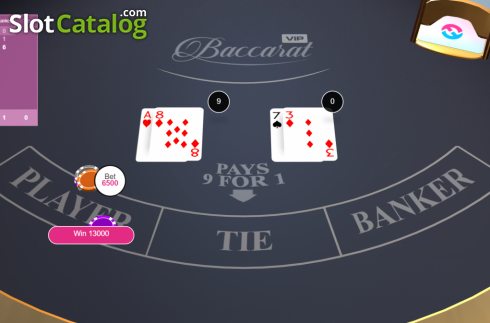 Скрин4. Baccarat VIP (FunFair) слот