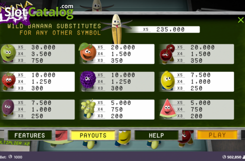 Скрин6. Banana Blast слот