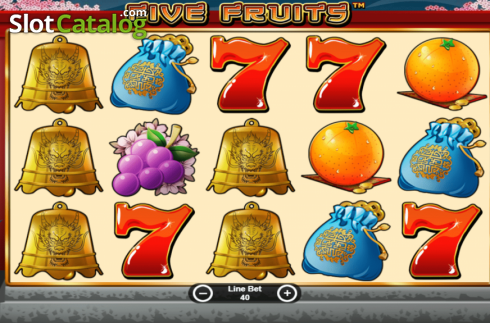 Скрин2. Five Fruits слот