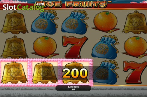Скрин3. Five Fruits слот