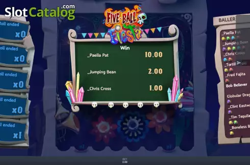 Скрин3. Five Ball Fiesta слот