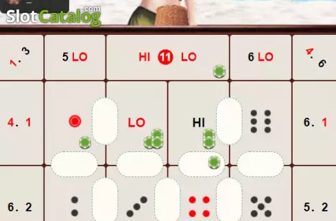 Скрин2. Thai HiLo (Funky Games) слот
