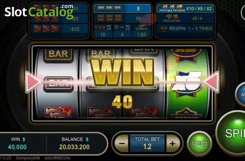 Скрин4. 777 Blazing слот