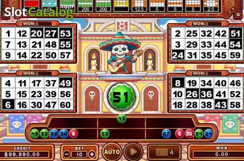 Скрин2. Skull Bingo слот