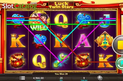 Скрин3. Luck Twin Stars слот