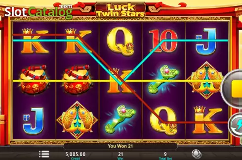 Скрин4. Luck Twin Stars слот