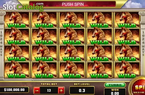 Скрин2. Sparta (Funky Games) слот