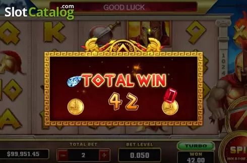 Скрин8. Sparta (Funky Games) слот