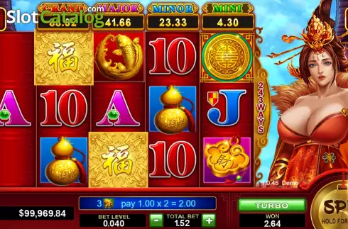 Скрин3. Fortune Goddess (Funky Games) слот
