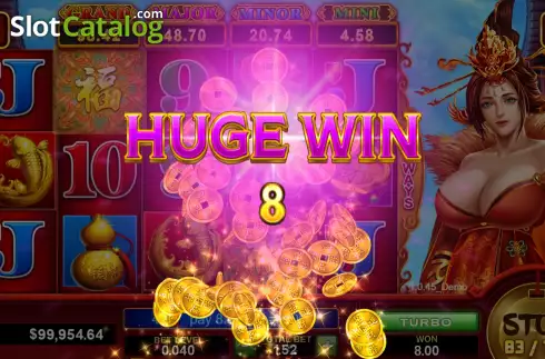 Скрин4. Fortune Goddess (Funky Games) слот