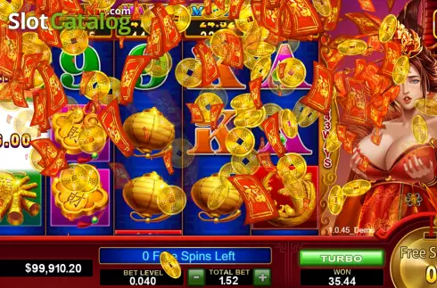 Скрин7. Fortune Goddess (Funky Games) слот