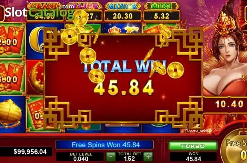 Скрин8. Fortune Goddess (Funky Games) слот