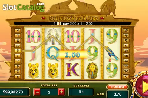Скрин3. Boy King’s Treasure слот