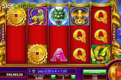 Скрин3. 5 Dragons Legend слот
