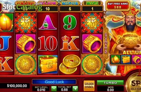 Скрин2. Caishen's Fortune (Funky Games) слот