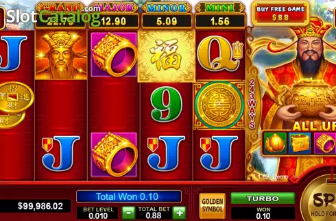 Скрин3. Caishen's Fortune (Funky Games) слот
