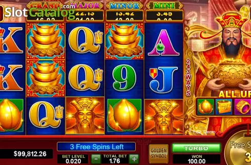 Скрин6. Caishen's Fortune (Funky Games) слот