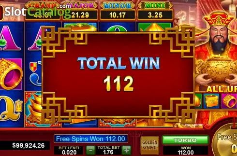 Скрин8. Caishen's Fortune (Funky Games) слот