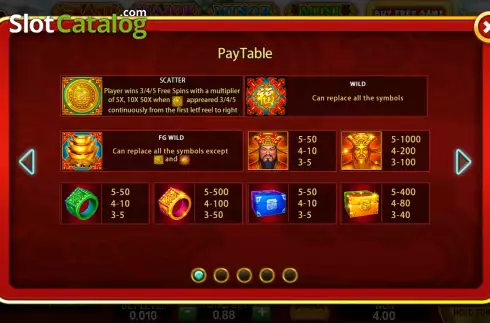 Скрин9. Caishen's Fortune (Funky Games) слот