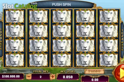 Скрин2. White Lion слот