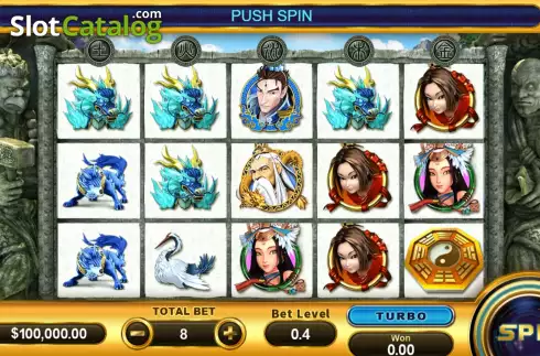Скрин2. Thunder Feng Shen слот