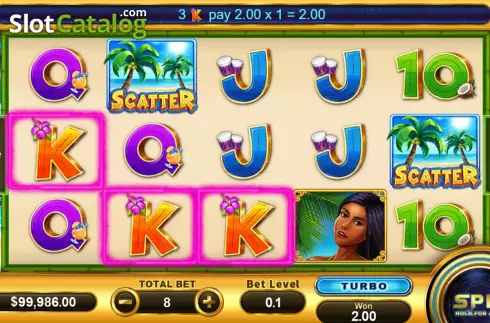 Скрин3. Hawaii (Funky Games) слот