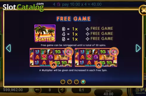 Скрин9. Hawaii (Funky Games) слот