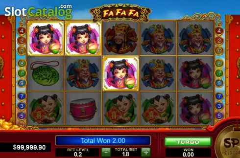Скрин3. Fa Fa Fa (Funky Games) слот