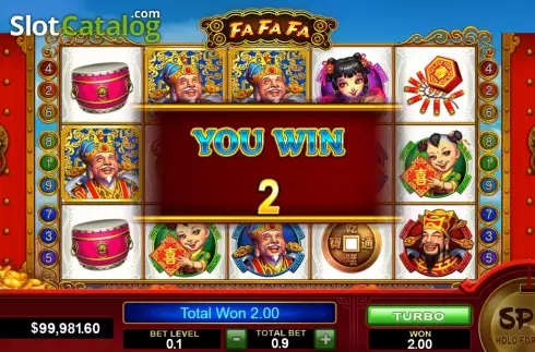 Скрин4. Fa Fa Fa (Funky Games) слот