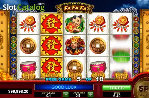 Скрин6. Fa Fa Fa (Funky Games) слот